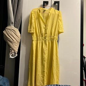 Yellow summer dress